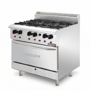 BẾP ÂU 4 HỌNG CÓ LÒ NƯỚNG BERJAYA DRO4 17